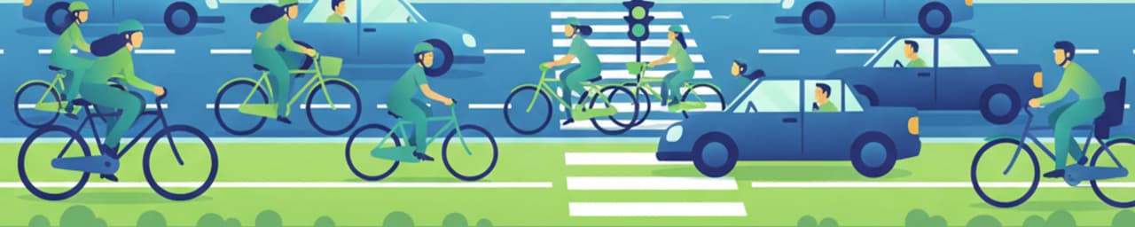 Veilige Interactie met Fietsers in Poolse Steden