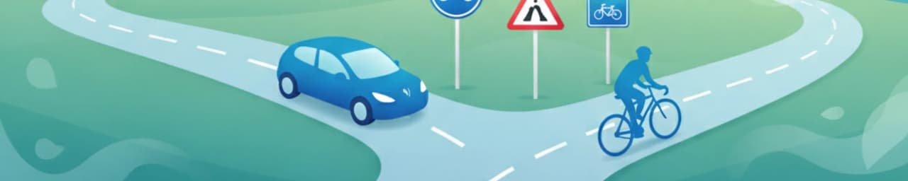 Ciclistas en Intersecciones y Rotondas en el Tráfico Portugués