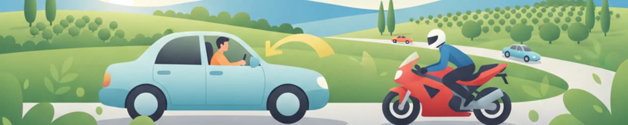 Motosikletlerle Yolu Paylaşma: Kör Noktalar ve Sollama (Portekiz)
