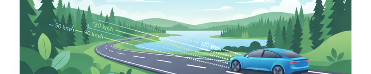 Vergelijking reactieafstand en snelheid in Zweeds verkeer