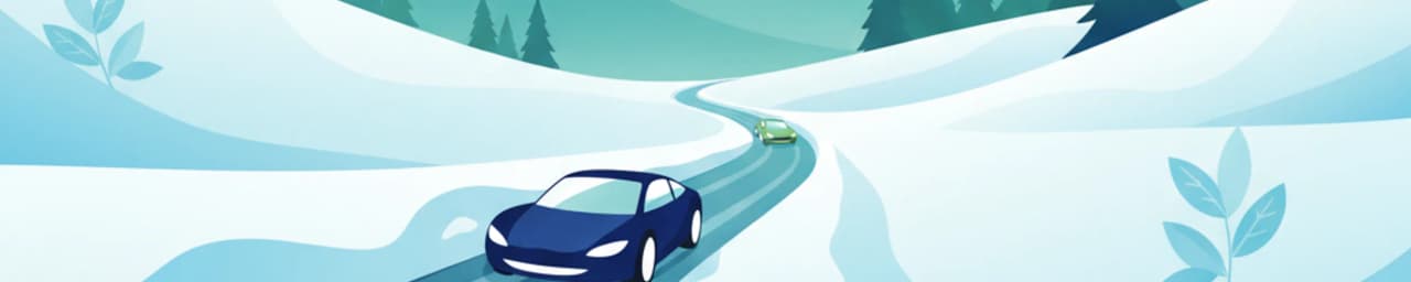 Navigeren op smalle winterwegen met sneeuwbanken in Zweden