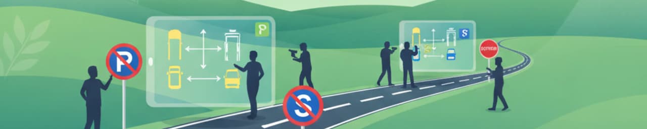 Anhalten und Parken für Verkehrssicherheit in der Türkei
