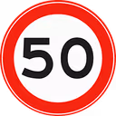 Maximum Speed road sign from Netherlands