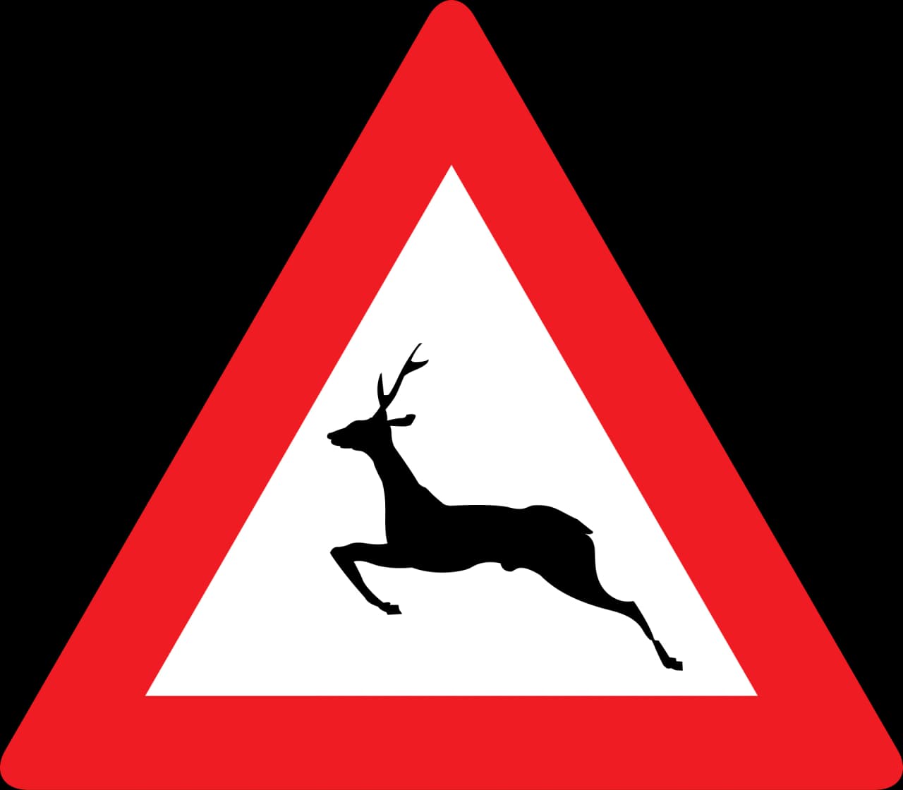 13b - Animales (ciervos) señal de tráfico