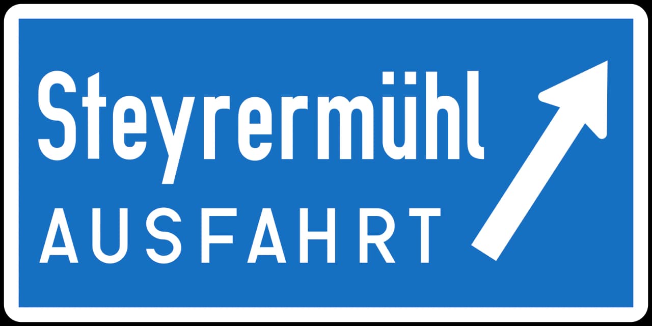 15b-a - Señal de salida - Autopista o autovía señal de tráfico