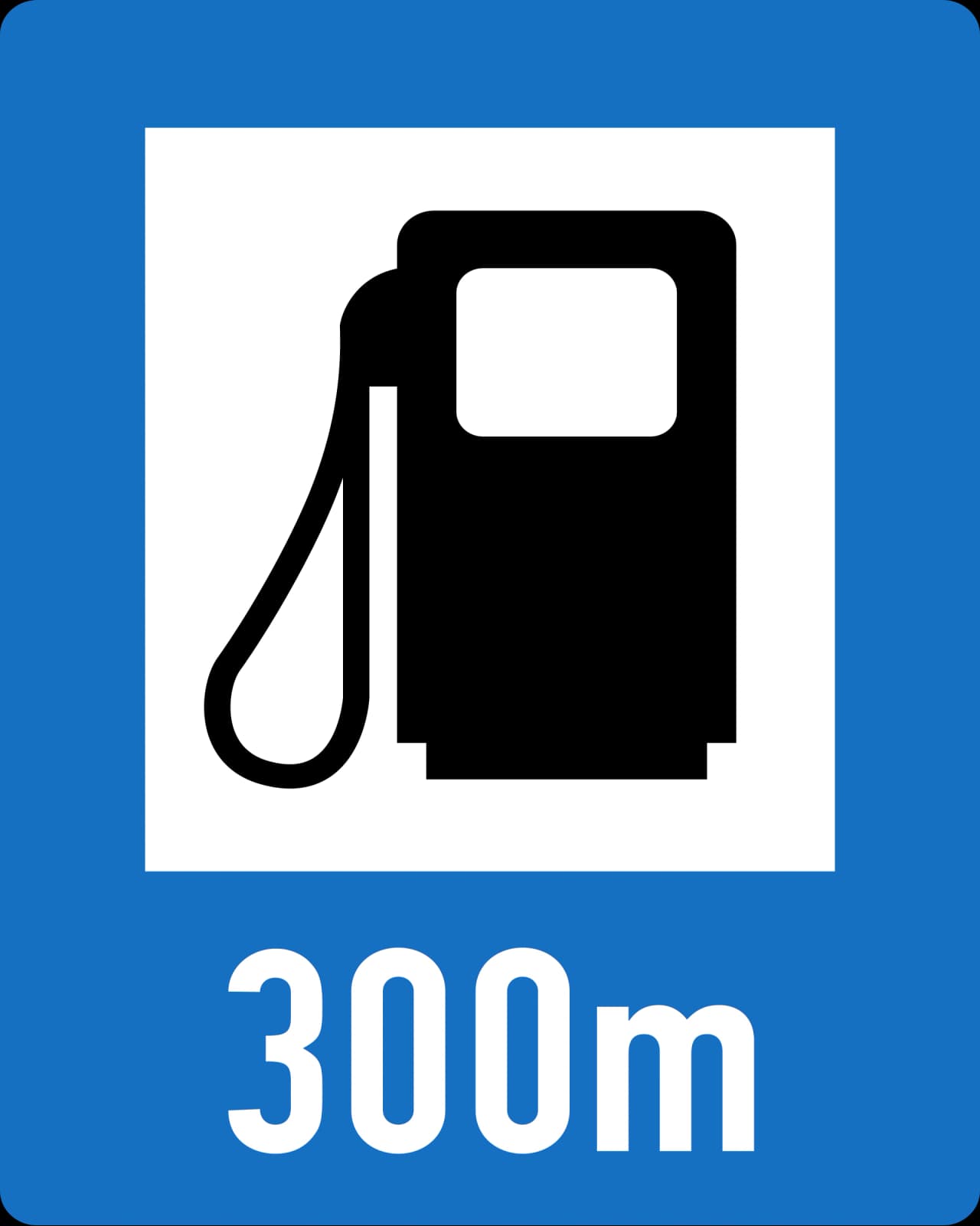 6 - Gasolinera señal de tráfico