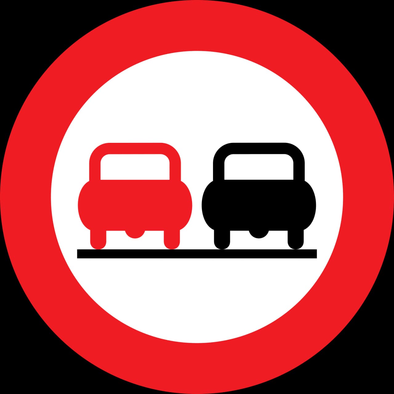 4a - Prohibido adelantar señal de tráfico