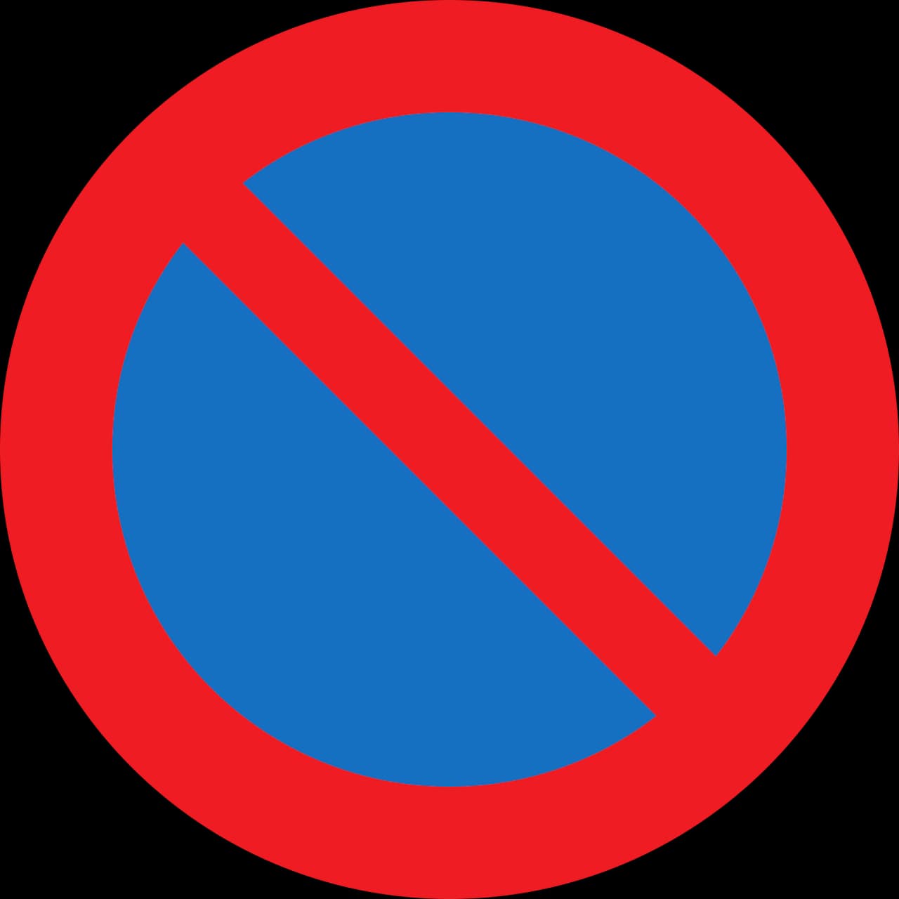 13a-no-parking - Zakaz parkowania znak drogowy