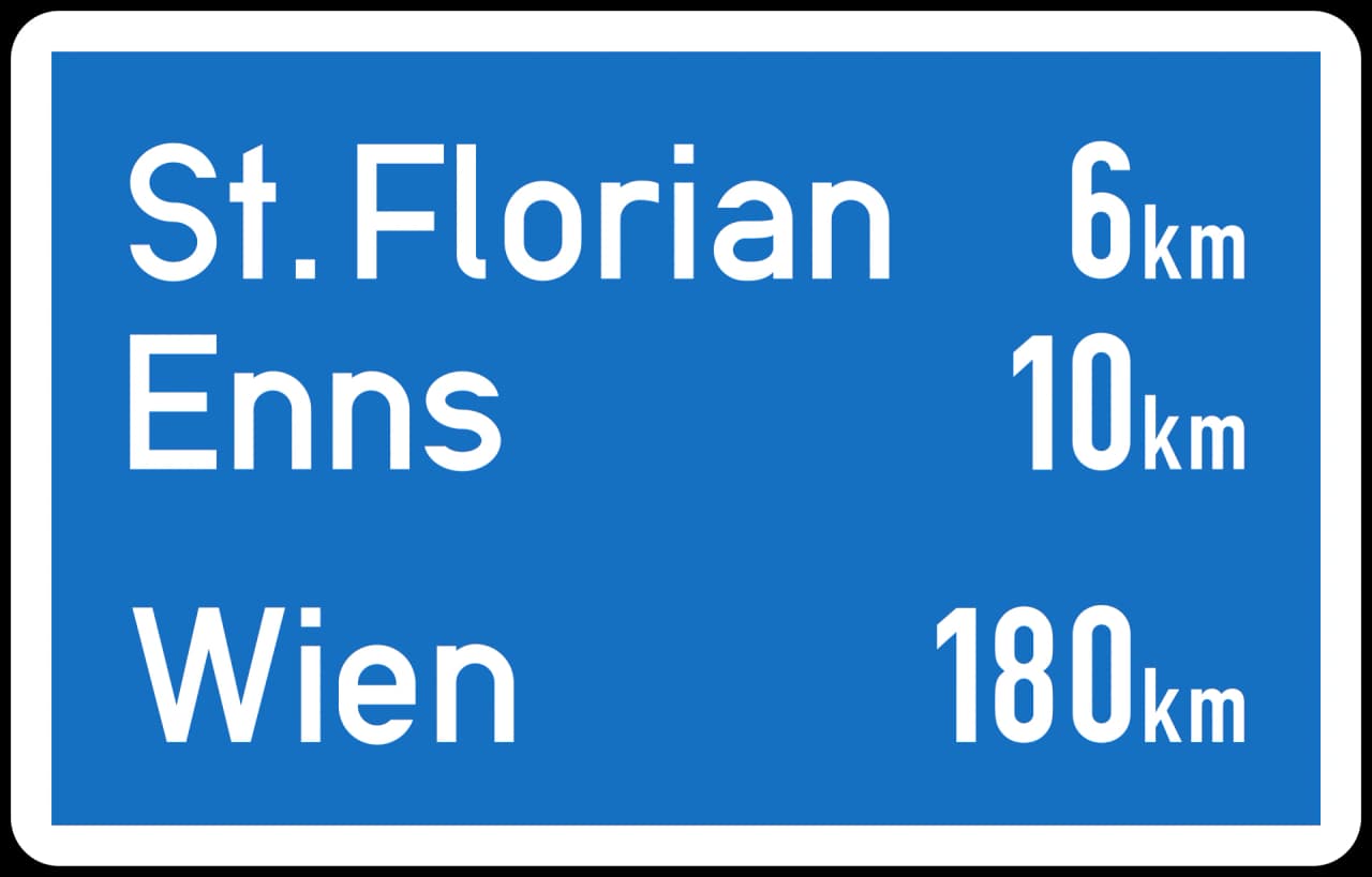 15c - Señal de orientación – Autopista o autovía señal de tráfico