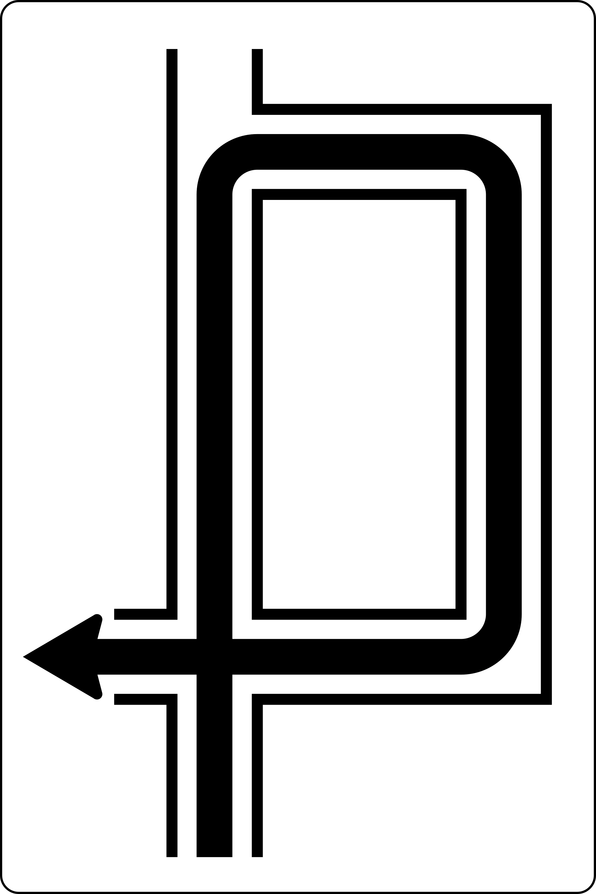 23a - Dirección prescrita señal de tráfico