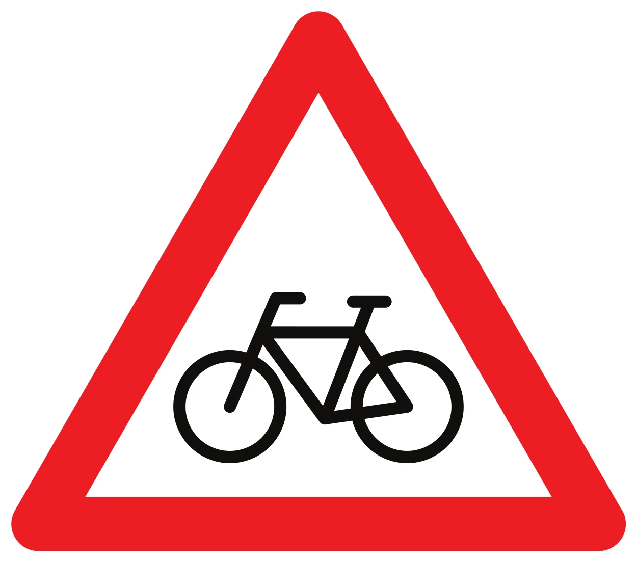 A25 - Cyclists road sign