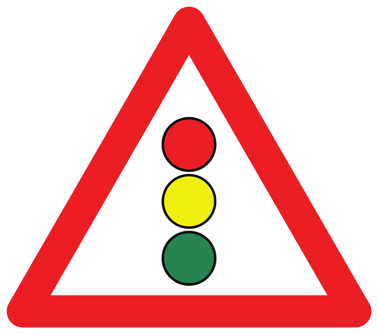 A33 - Traffic signals road sign