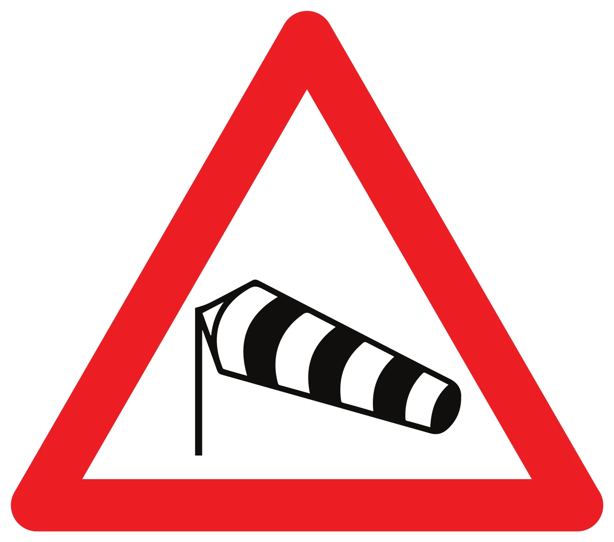 A37 - Crosswinds road sign