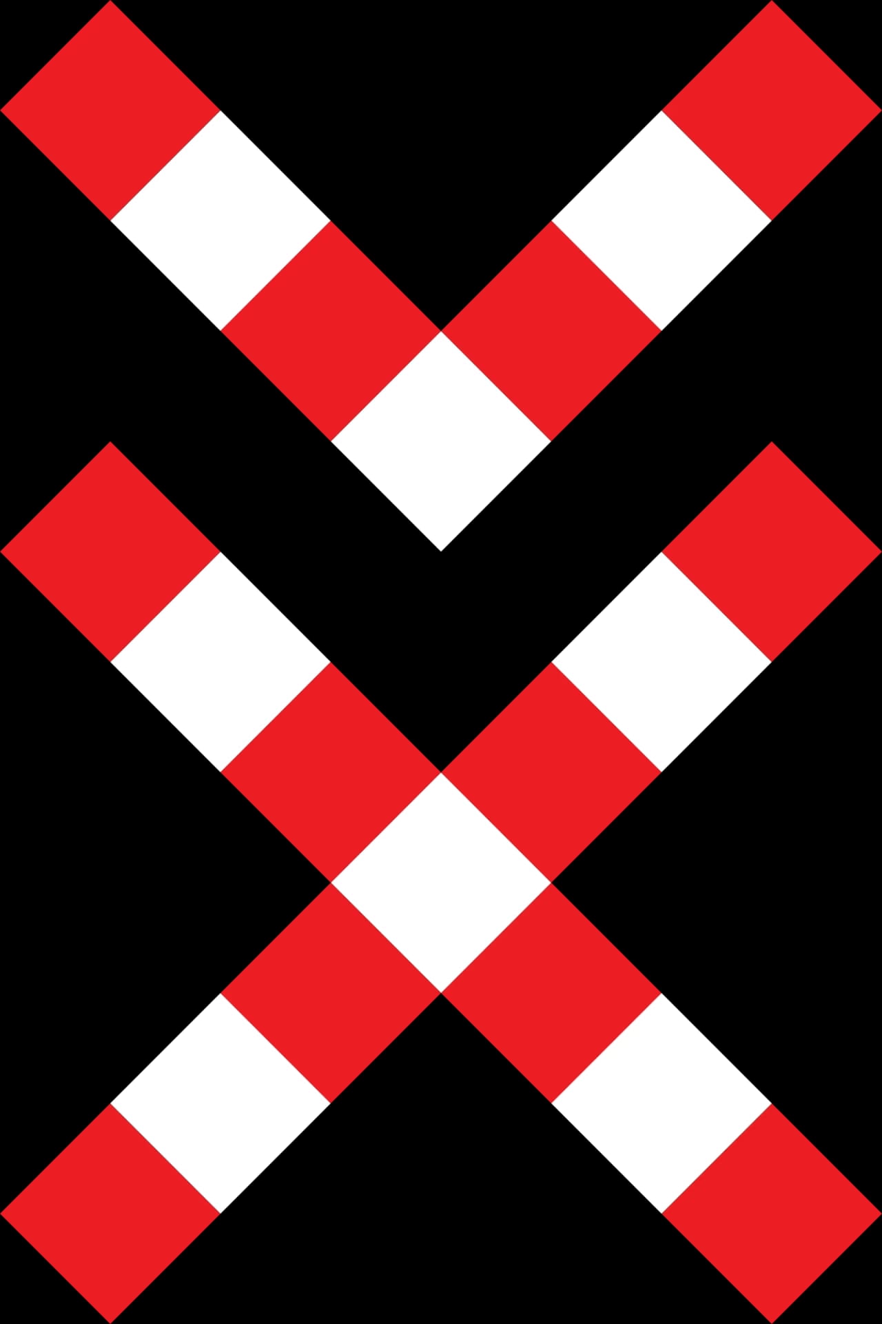 A47 - Railroad crossing (multiple tracks) road sign