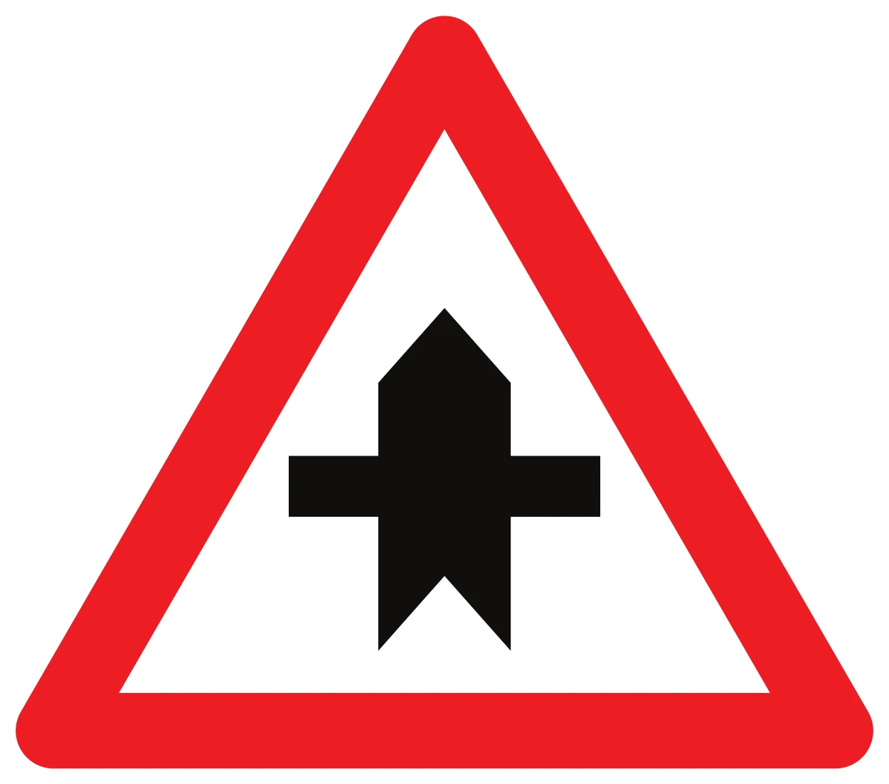 B15 - Intersection with priority road sign