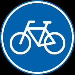 D7 - Cycleway road sign