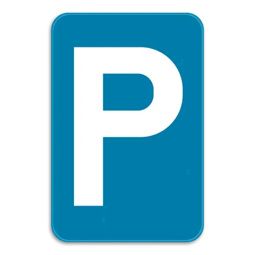 E9a - Park Etmeye İzin Verilir trafik işareti