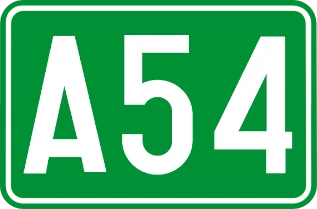 F23b - Number of a motorway road sign