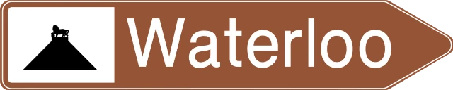 F33c - Direction sign (touristic destination) road sign