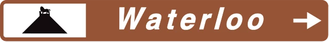 F35 - Direction sign (touristic destinations) road sign