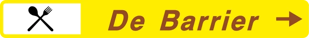 F37 - Direction sign (hotels, hostels, restaurants ...) road sign