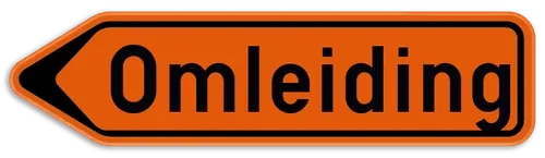 F41 - Direction sign (detours) road sign