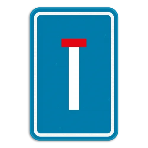 F45 - Dead end road sign