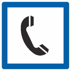 F63 - Fuel station road sign