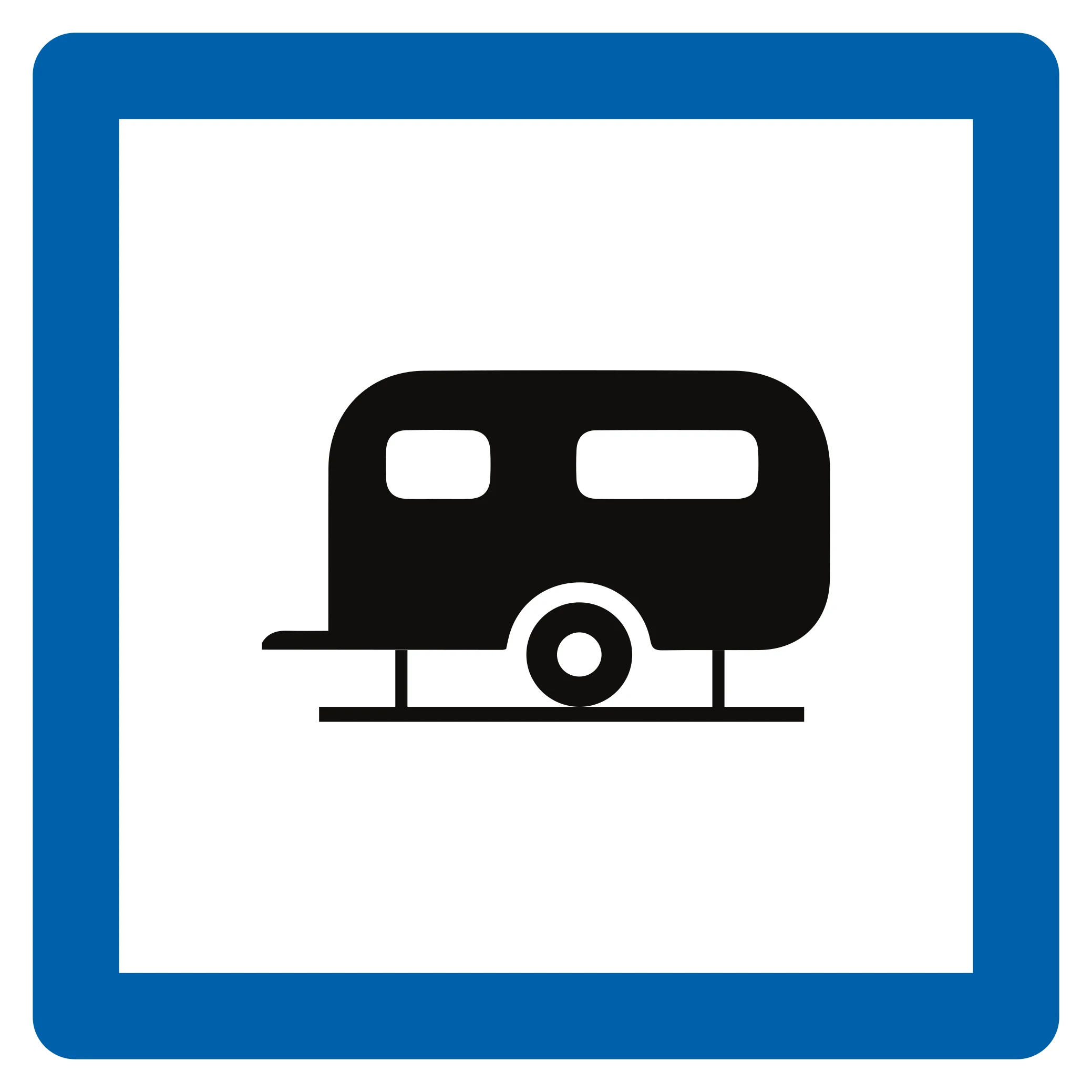 F73 - Trailer park road sign