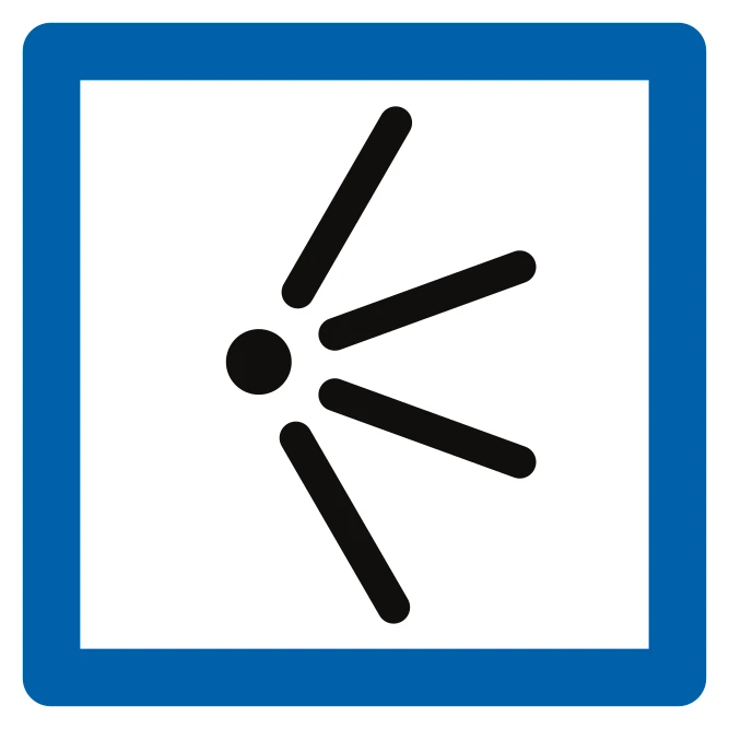 F79 - Reduction of lanes road sign