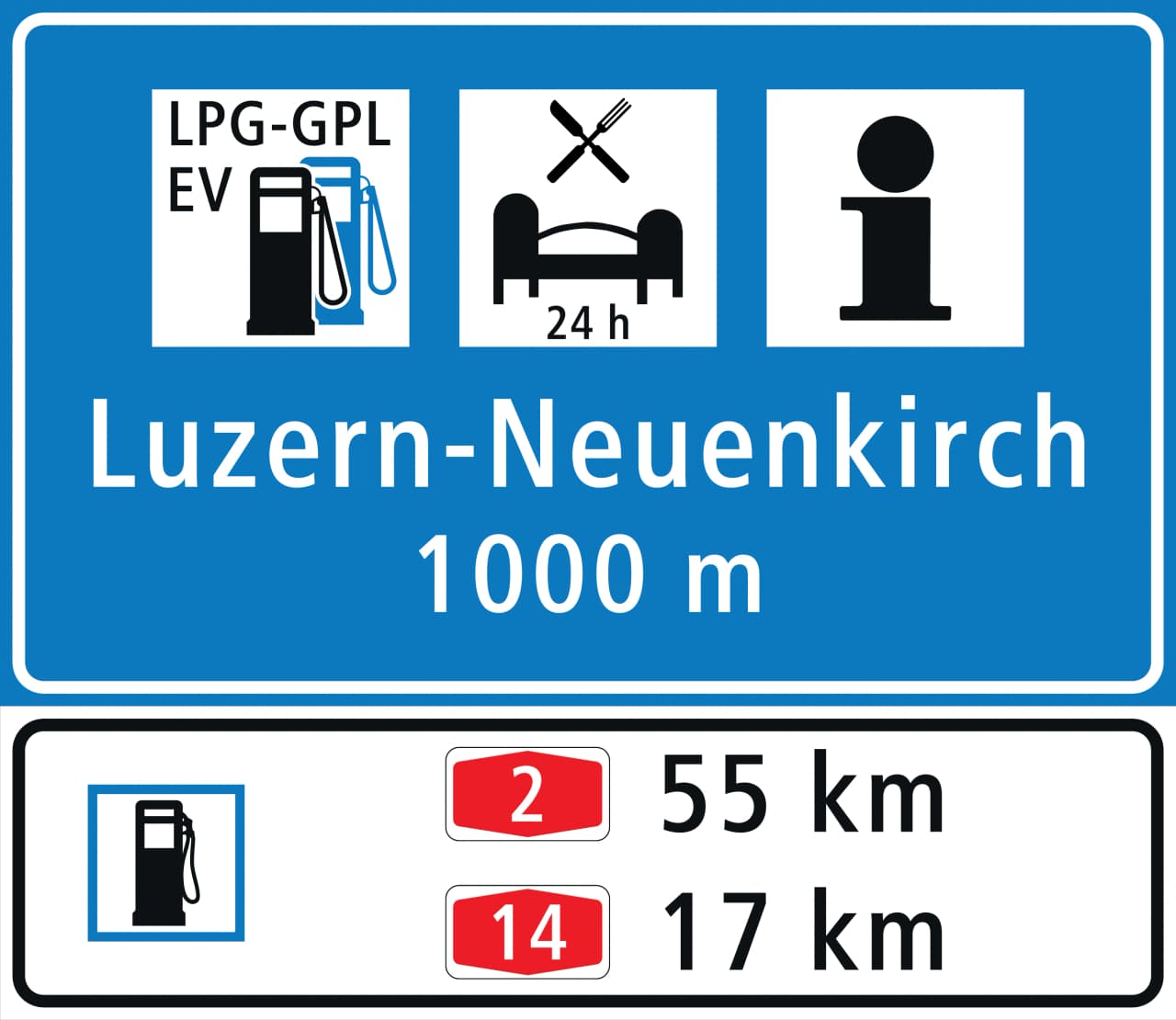 4.74 - Panneau routier Panneau de direction 4.74
