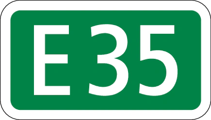 4.56 - Panneau routier Numéro de route européen