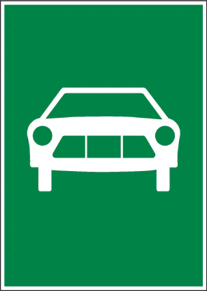 4.03 - Panneau routier Voie rapide