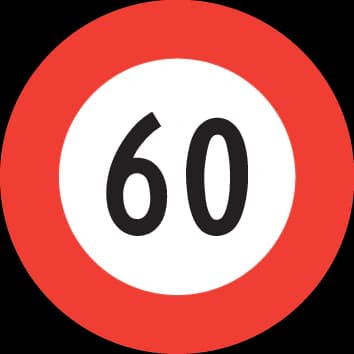 2.30 - Panneau routier Limitation de vitesse maximale