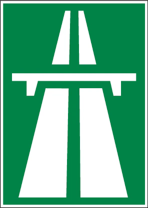 4.01 - Panneau routier Autoroute