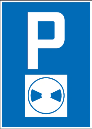4.18 - Panneau routier Stationnement avec disque de stationnement