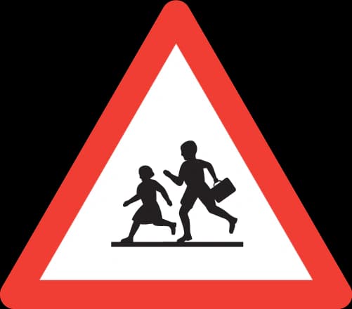 1.23 - Panneau routier Présence d'enfants