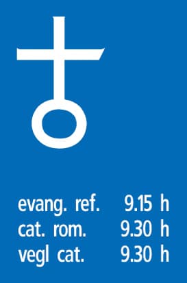 4.84-R - Panneau routier Restaurant (variante romanche)