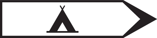 4.47 - Panneau routier Panneau d'indication de camping