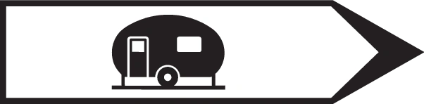 4.48 - Panneau routier Panneau de signalisation pour aire de camping-car