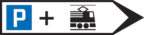 4.46.1 - Panneau routier Panneau d'indication pour parcs relais