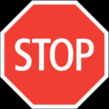 3.01 - Panneau routier Stop
