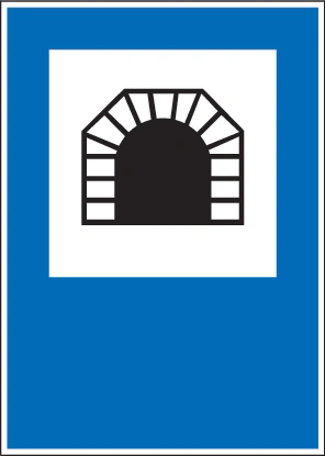 4.07 - Panneau routier Tunnel