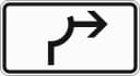 Umleitungsbeschilderung Viertelkreis (1000-23) road sign