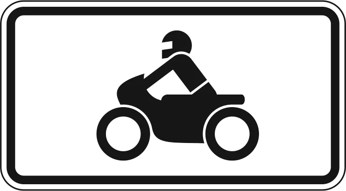 1010-62 - Krafträ, auch mit Beiwagen, Kleinkrafträ Mopeds Verkehrsschild
