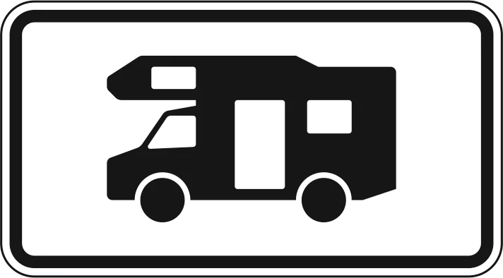 1010-67 - Wohnmobile Verkehrsschild