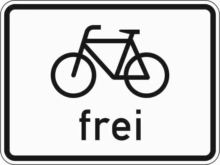 1022-10 - Radverkehr frei Verkehrsschild
