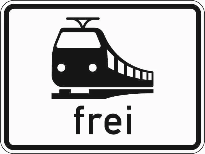 1024-15 - Schienenbahn exempt Verkehrsschild