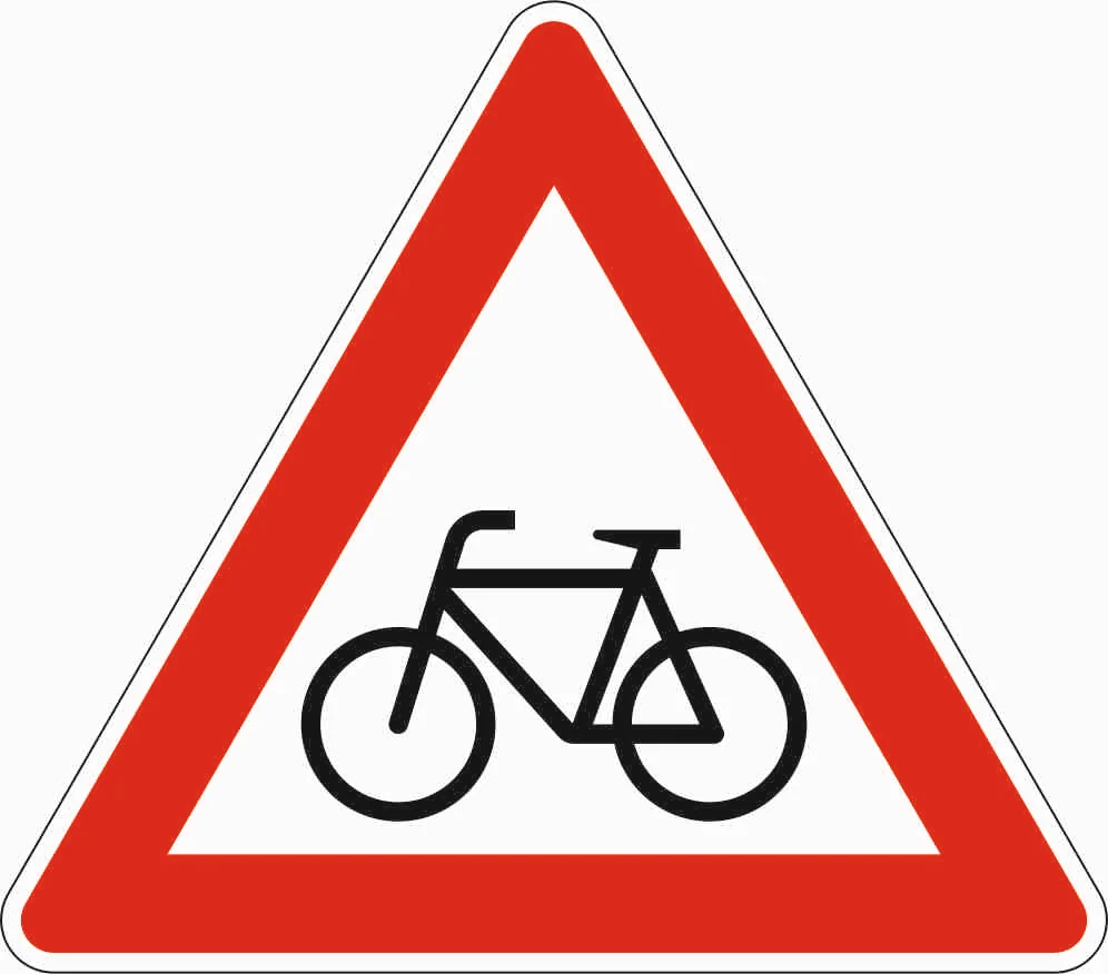 138-10 - Radverkehr - Aufstellung rechts Verkehrsschild
