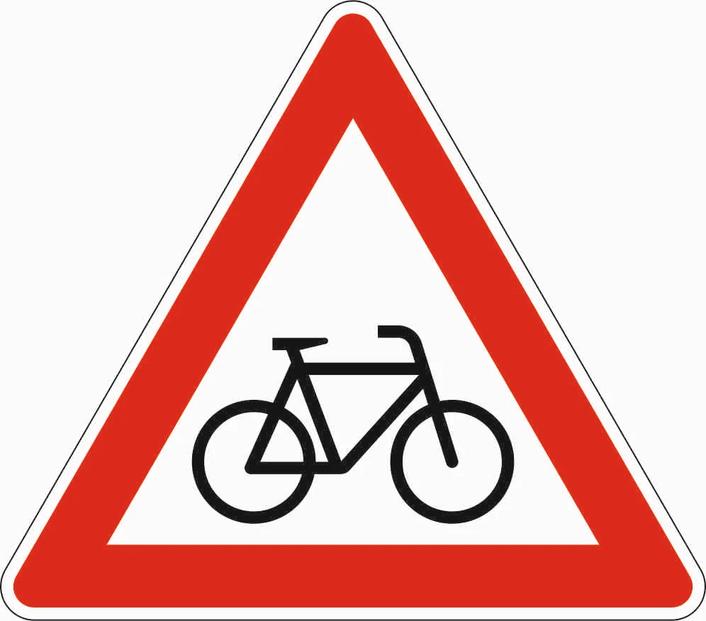 138-20 - Radverkehr - Aufstellung links Verkehrsschild